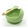 Moana Road Dining & Aprons Silicone Suction Bowl & Spoon - Green