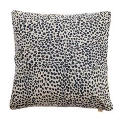 Raine & Humble Animal Print Cushion - Navy Blue (45cm) Cushions