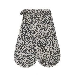 Raine & Humble Animal Print Double Oven Glove - Navy Blue Restocked