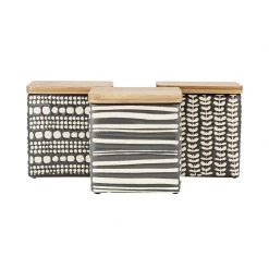 Ladelle Last Chance - Final Few Grown Canister Set – Charcoal (3pc)