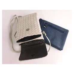 Olive & Tiger Weave Bag - Bone BAGS & WALLETS