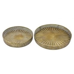 Le Forge Metallics Dakota Tray Set