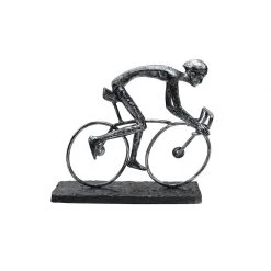 Le Forge Cyclist Sculpture Metallics