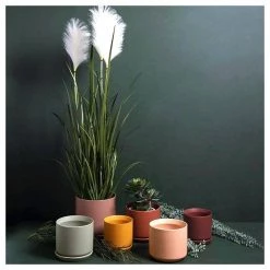 Potted VASES & PLANTERS Oslo Planter Small - Parchment