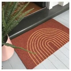 Potted Rainbow Arch Doormat DOORMATS, DOOR STOPS & DRAUGHTSTOPPERS