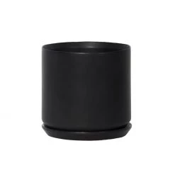 Potted Oslo Planter - Black