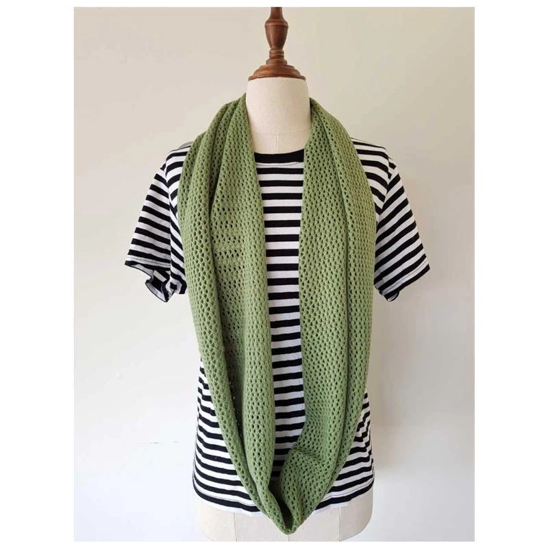 Hello Friday MVP Infinity Scarf - Sage SCARVES, CLOTHING & FASHION ACCESSORIES