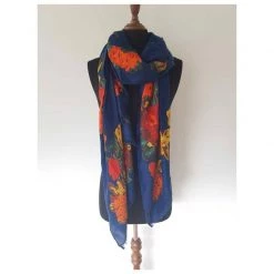 Hello Friday SCARVES, CLOTHING & FASHION ACCESSORIES Frida Scarf - Navy