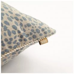 Raine & Humble Animal Print Cushion - Light Blue (45cm) Cushions