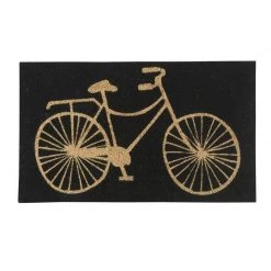 Danica Studio Black Bicycle Doormat
