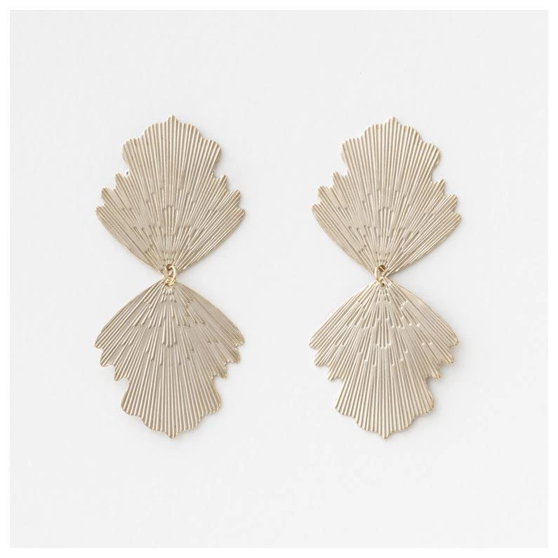 Stella & Gemma Last Chance - Final Few Double Luck Earrings - Pewter