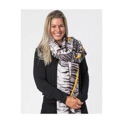 Stella & Gemma SCARVES, CLOTHING & FASHION ACCESSORIES Zebra Marigold Scarf
