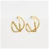 Stella & Gemma Lola Gold Hoop Earrings