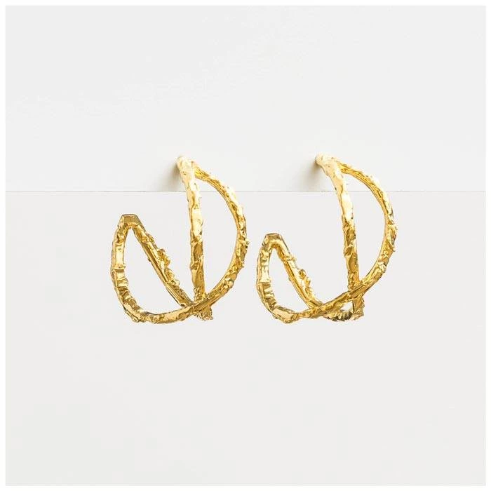 Stella & Gemma Lola Gold Hoop Earrings