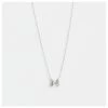 Stella & Gemma Papillon Necklace - Silver