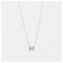 Stella & Gemma Papillon Necklace - Silver