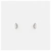 Stella & Gemma Metallics Papillon Earrings - Silver
