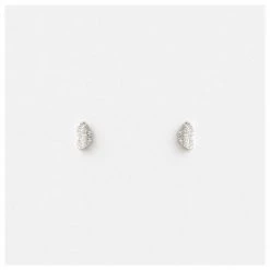 Stella & Gemma Metallics Papillon Earrings - Silver