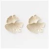 Stella & Gemma Last Chance - Final Few Reflection Fan Earrings - Pewter