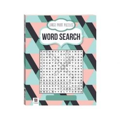 Hinkler Large Print Puzzles - Word Search Activity & Craft
