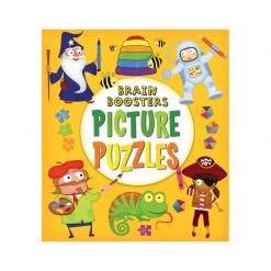 Hinkler Brain Boosters - Picture Puzzles Activity Book BOYS GIFTS
