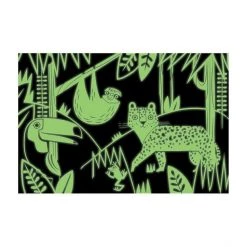 Mudpuppy Glow In The Dark Puzzle - Rainforest (100pc) GIRLS GIFTS