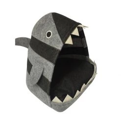 Le Forge Home Accents Felt Striped Shark Cat Bed
