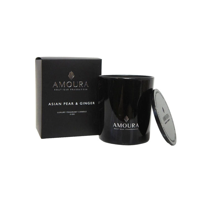 Amoura Andles Luxury Fragrant Candle - Asian Pear & Ginger