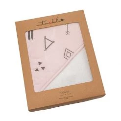 Emotion & Kids GIRLS GIFTS Pink Doodle Hooded Towel