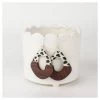 Twigg Kite Black & White Wood Earrings