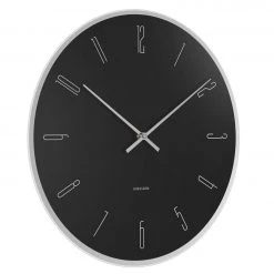 Karlsson Mirror Numbers Wall Clock - Black (40cm)