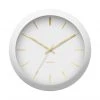 Karlsson Globe Wall Clock - White (40cm) CLOCKS