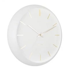 Karlsson Globe Wall Clock - White (40cm) CLOCKS