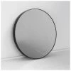 NED Collections Black Round Mirror - Small (50cm)