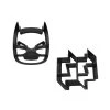 Lunch Punch Black Sandwich Cutters - Superhero (2pc)