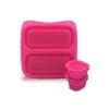 Goodbyn Small Meal & Dippers - Neon Pink Red Reusable & Eco Friendly