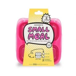 Goodbyn Small Meal & Dippers - Neon Pink Red Reusable & Eco Friendly