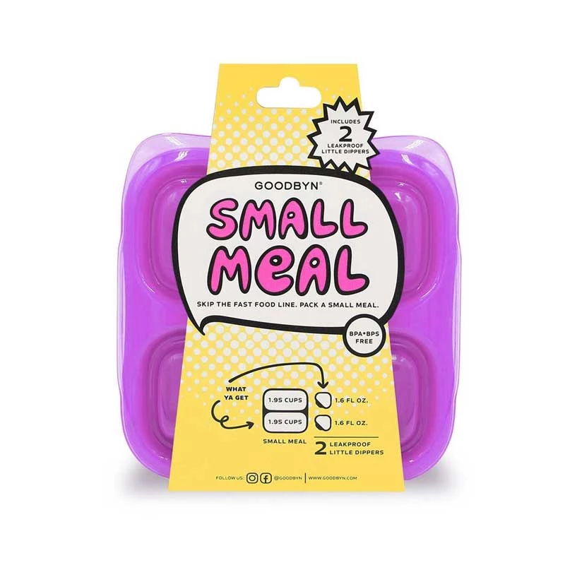 Goodbyn Small Meal & Dippers - Neon Purple Reusable & Eco Friendly