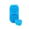 Goodbyn Snacks & Dipper - Neon Blue Reusable & Eco Friendly