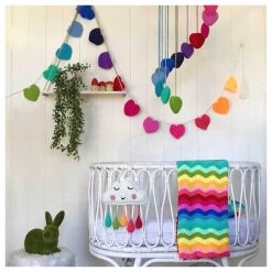 O.B Designs Falling In Love Baby Mobile - Rainbow BABY & TODDLER GIFTS