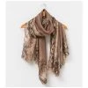 Stella & Gemma Snake Scarf - Brown