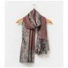 Stella & Gemma Snake Scarf - Rose