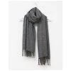 Stella & Gemma Grey Scarf With Silver Stars Metallics