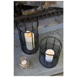 Roam & Loom Handmade Black Candle Holders