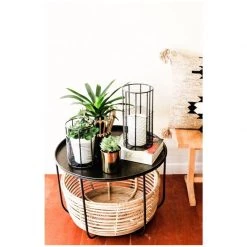 Roam & Loom Handmade Black Candle Holders