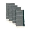 Raine & Humble Wild Stripe Napkin Set - Navy Blue (4pc) Country Style
