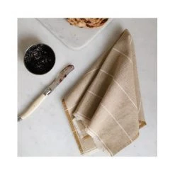 Raine & Humble Country Style Wild Stripe Napkin Set - Mustard (4pc)