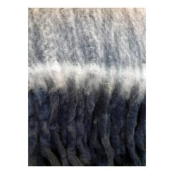 Le Forge Throws Wool Blend Throw – Dark Blue