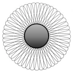 Le Forge Large Wire Mirror (1130cm)