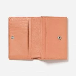 Stitch & Hide Women's Leather Ellie Wallet - Coral